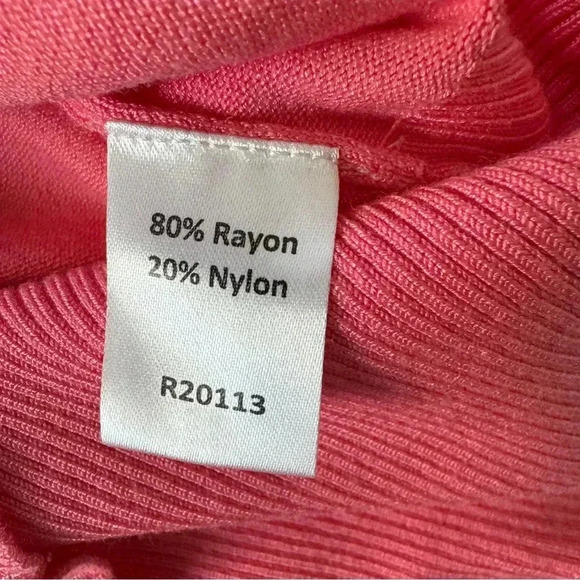 Appleseed’s women’s pink crew neck sweater size M - Picture 6 of 6